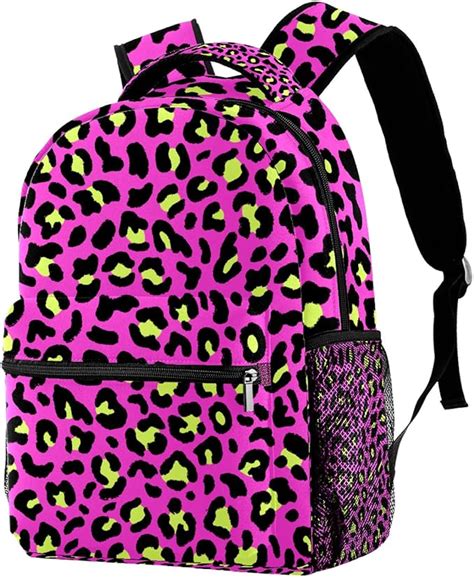 leopard print backpack for girls.